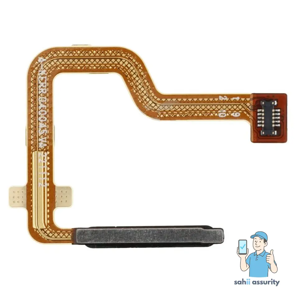 Fingerprint Sensor with Flex Cable for Motorola Moto G52 White thumbnail